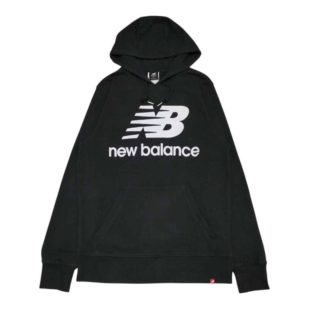 Hoodie NEW BALANCE Logo Hitam / Black Second Original