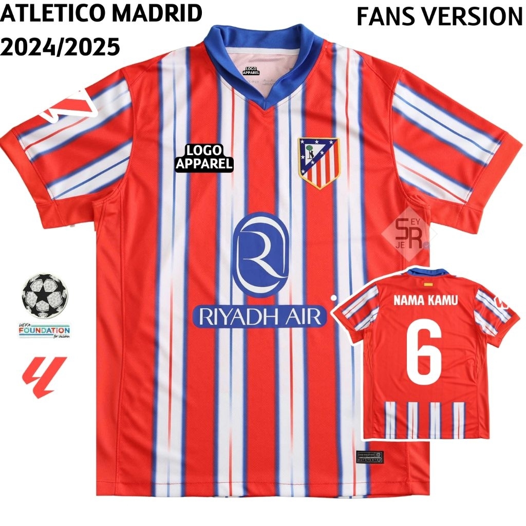 Jersey ATM Home 2025 2026 Grade Original - Jersey Atletico Madrid High Quality
