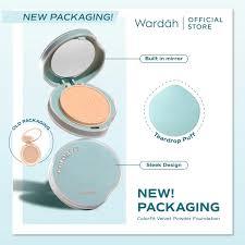 Wardah Colorfit Velvet Powder Foundation / Bedak Padat Colorfit / Bedak Tahan Lama