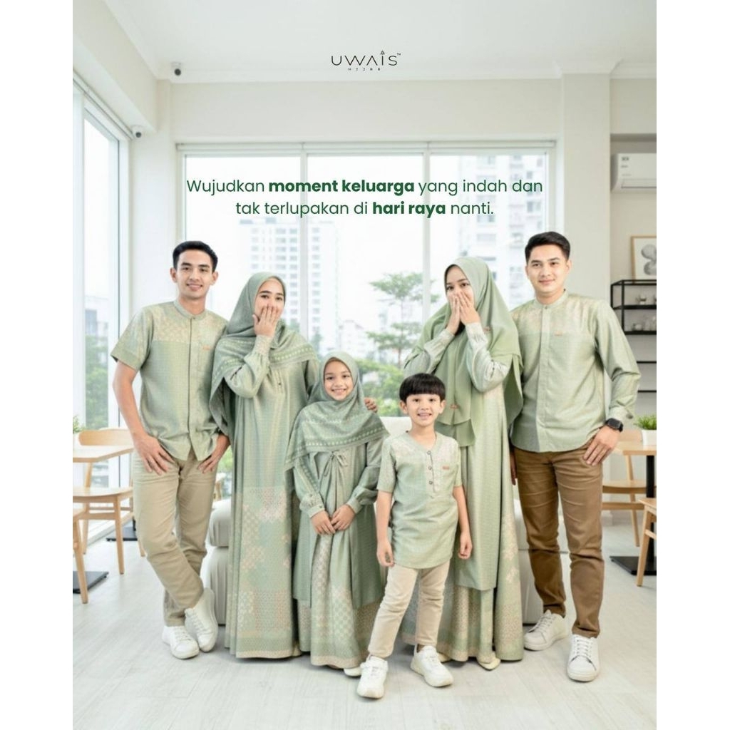 BAJU GAMIS SARIMBIT COUPLE FAMILY SET PRINT MOTIF BATIK AMARA TALITHA DRESS TAQI KOKO PENDEK PANJANG