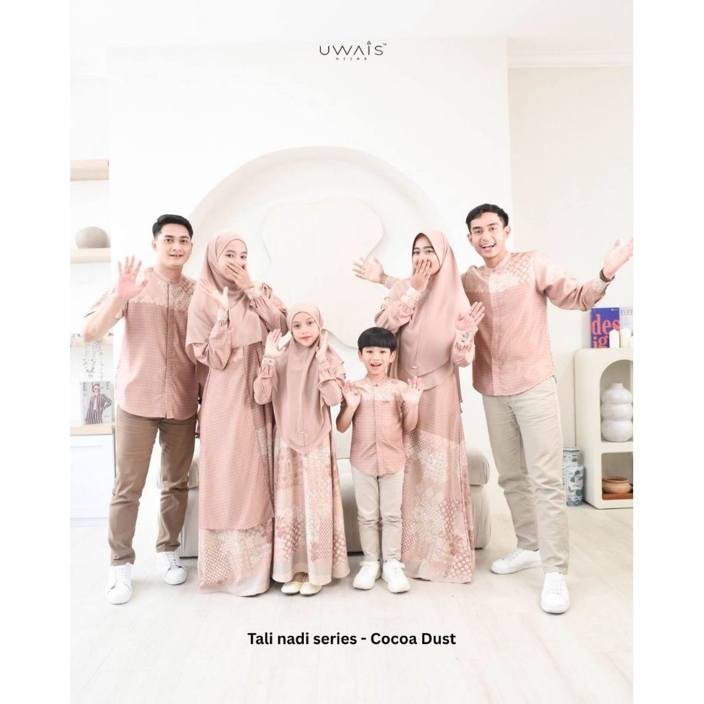 BAJU GAMIS SARIMBIT COUPLE FAMILY SET PRINT MOTIF BATIK AMARA TALITHA DRESS TAQI KOKO PENDEK PANJANG