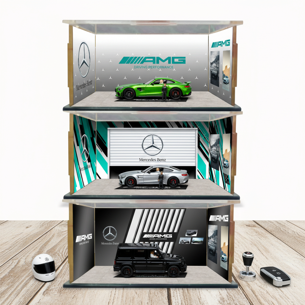 KARIMAKE Box Akrilik Diecast MERCY