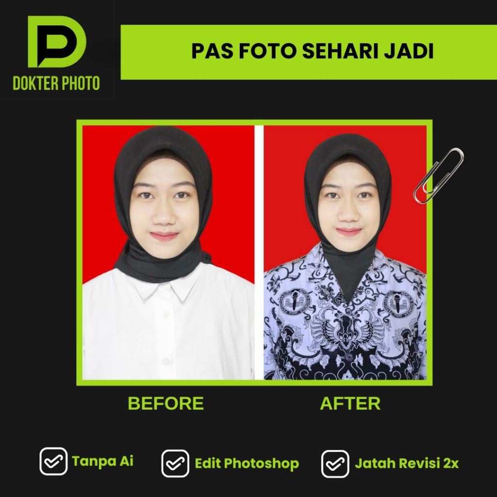 PROFESIONAL EDITING PAS FOTO/EDIT FOTO LAMARAN KERJA/EDIT FOTO GANTI JAZ/EDIT FOTO GANTU KEMEJA/BLAZ