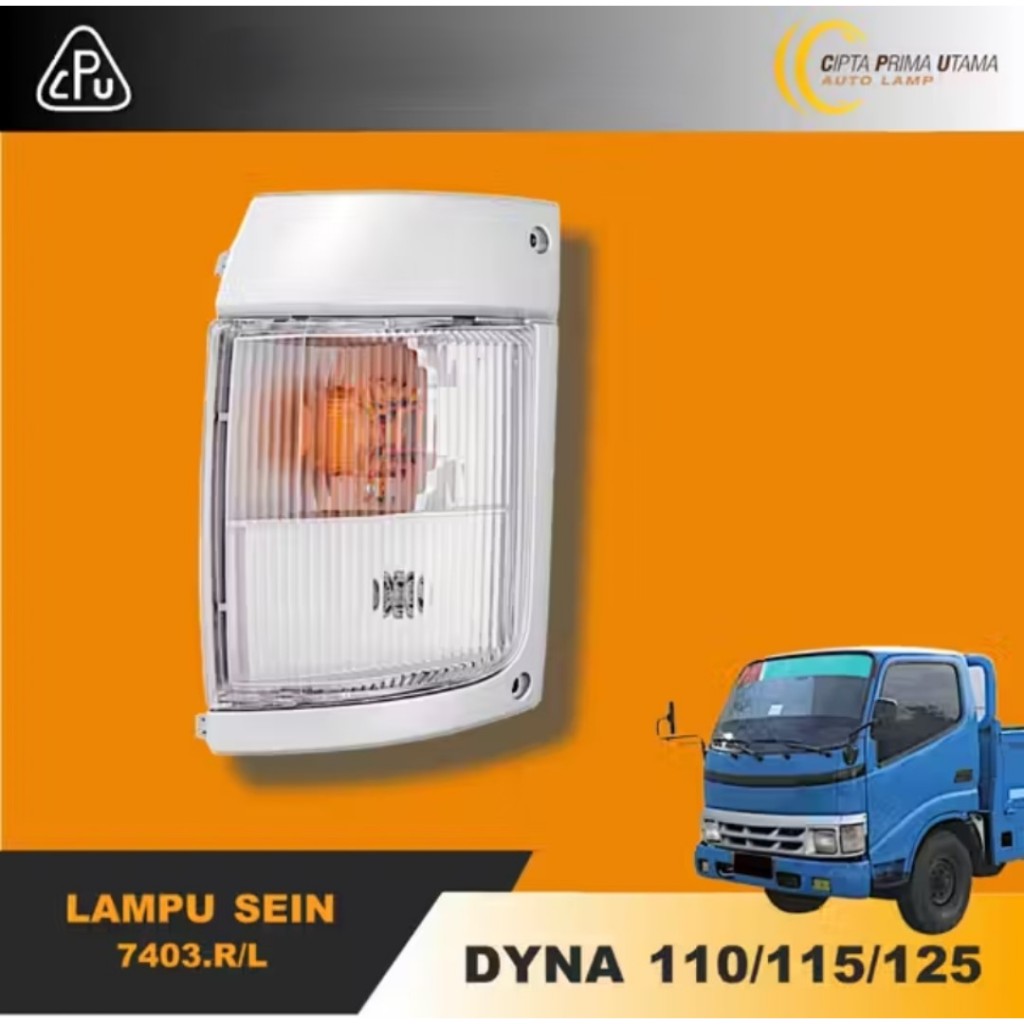 CPU 7403 LAMPU SEN/SEIN/RETING/SIGNAL LAMP/RITING ASSY DEPAN DYNA 110/115/125/130/RINO/DUTRO