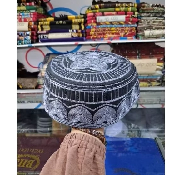 peci kopiah songkok bordir pria dewasa muslim