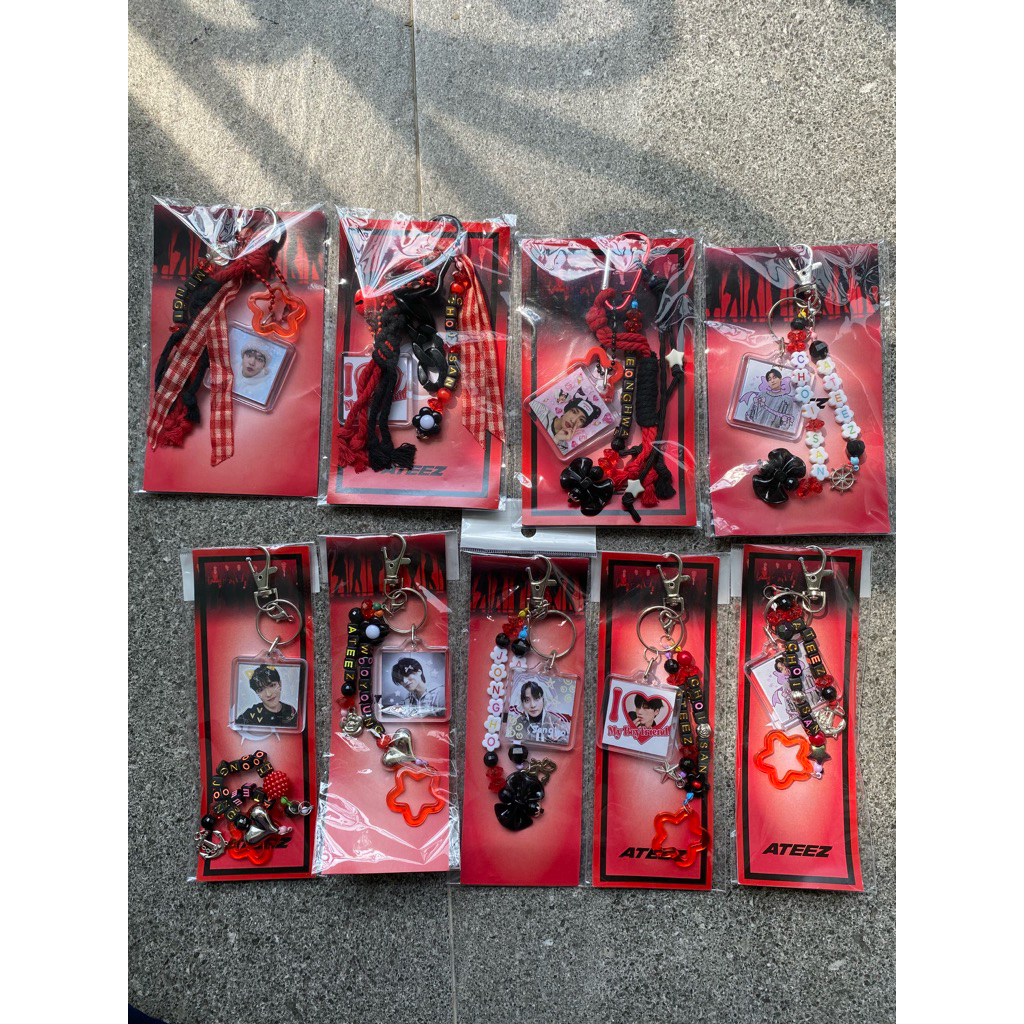 ateez keychain