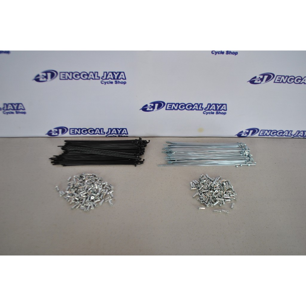 Jari jari Ruji Sepeda Steel 167mm By Strummer For Velg 18 & 20 Murni Velg Tinggi - Spoke Sepeda Besi