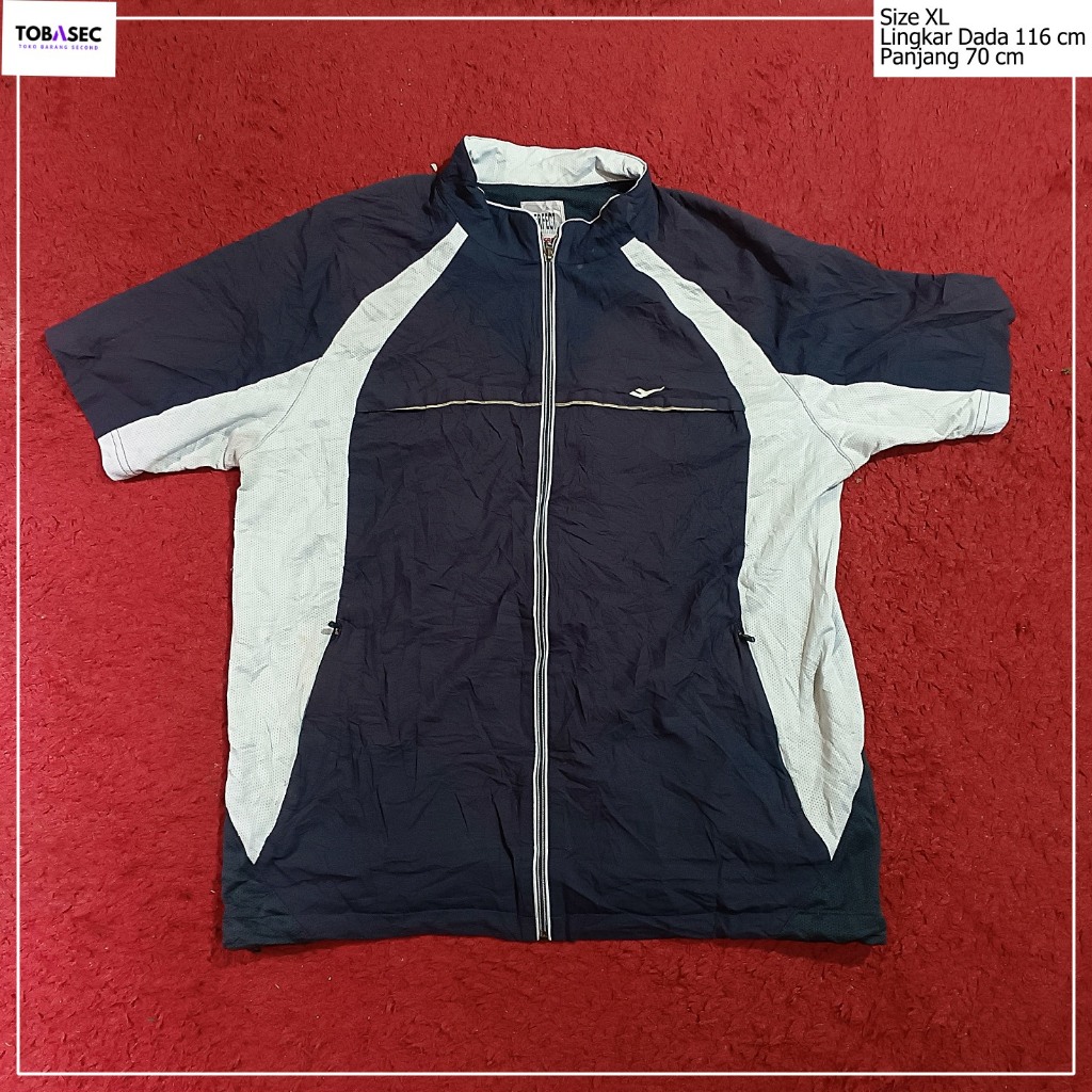 Jacket Running Windbreaker Lengan Pendek Prospecs  waterproof Size XL