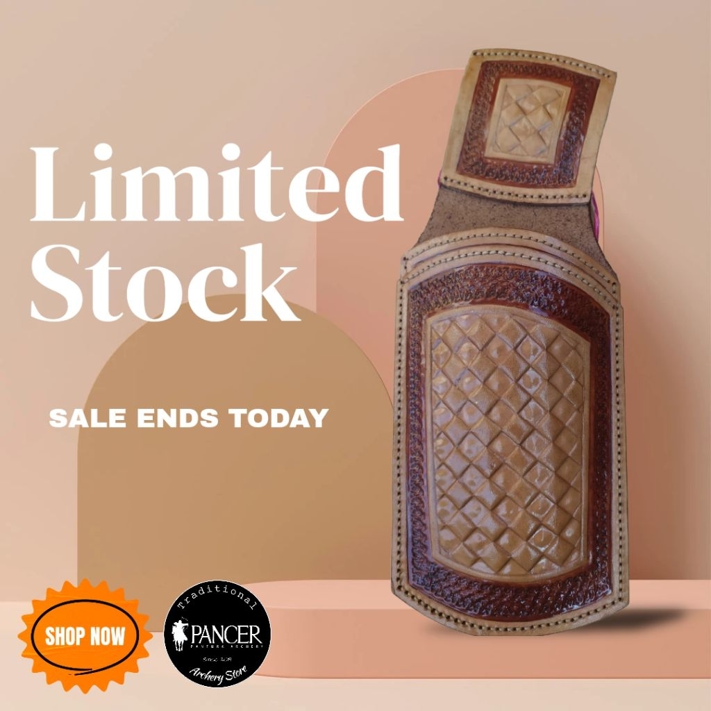 poket quiver kulit asli tebal