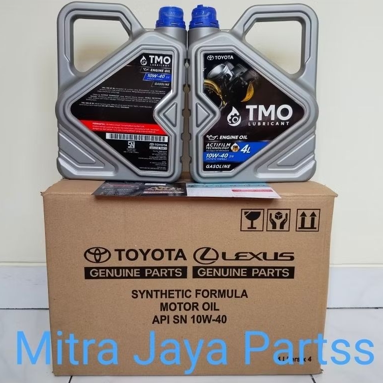 OLI TMO Lubricant 10W-40 Gasoline 4 Liter OLI Toyota TMO Lubricant 4L Perdus ( 1 DUS )