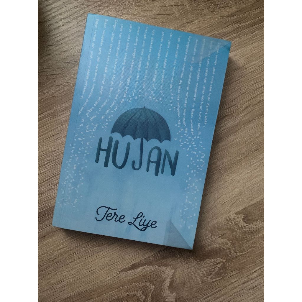 Novel Hujan - Tere Liye (PRELOVED)