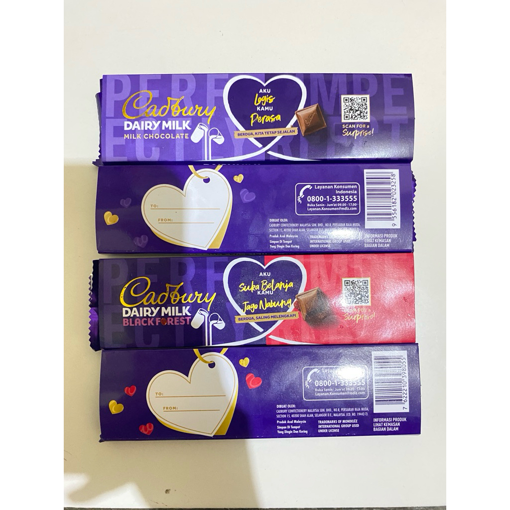 Coklat Susu Cadbury 62 Gram - Rasa Nikmat, Ukuran Praktis