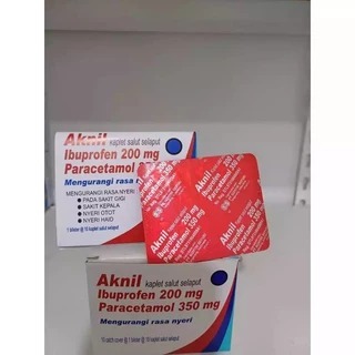 Aknil Paracetamol Ibuprofen 10 Tablet Strip