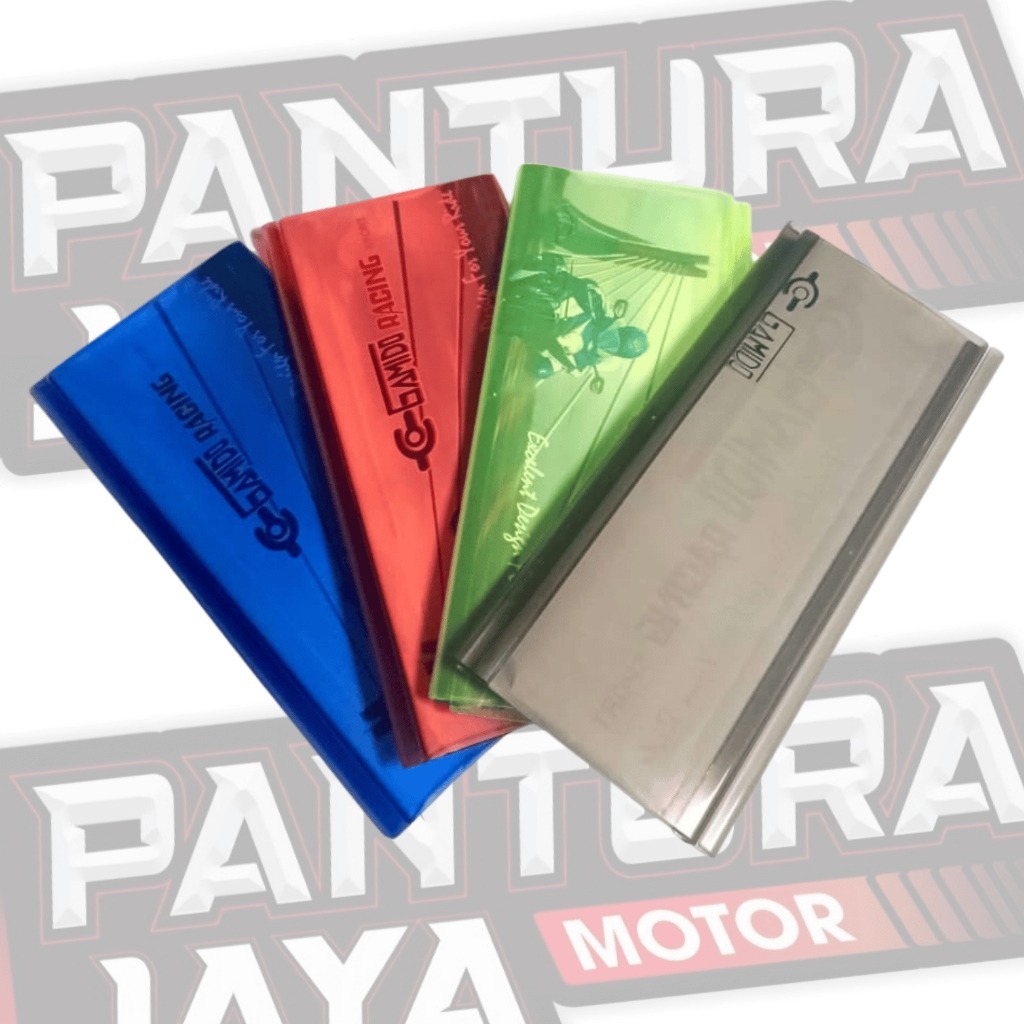 COVER PLAT NOMOR MIKA MOTOR VARIASI WARNA MERAH