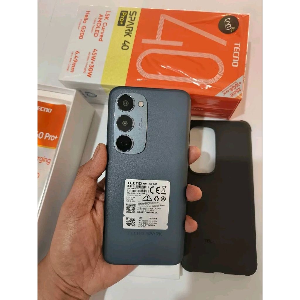 Tecno Spark 40 pro dan Tecno spark 40 pro + second nominus garansi original