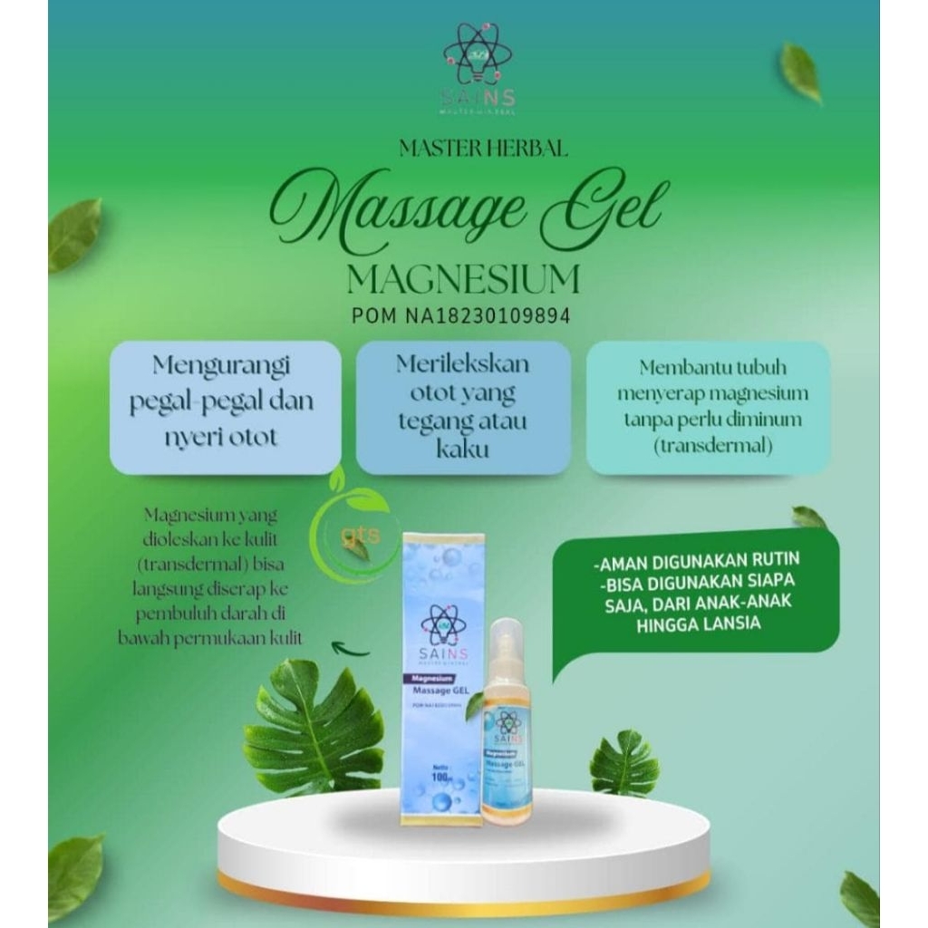 Magnesium Massage Gel SAINS