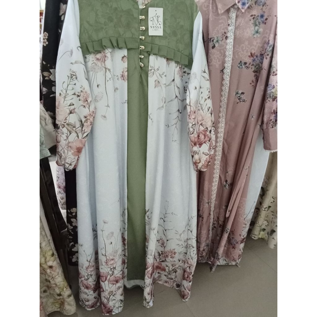OBRAL (cuci gudang) gamis rayon random/acak