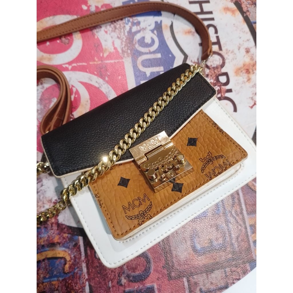 MCM Patricia Visetos Crossbody