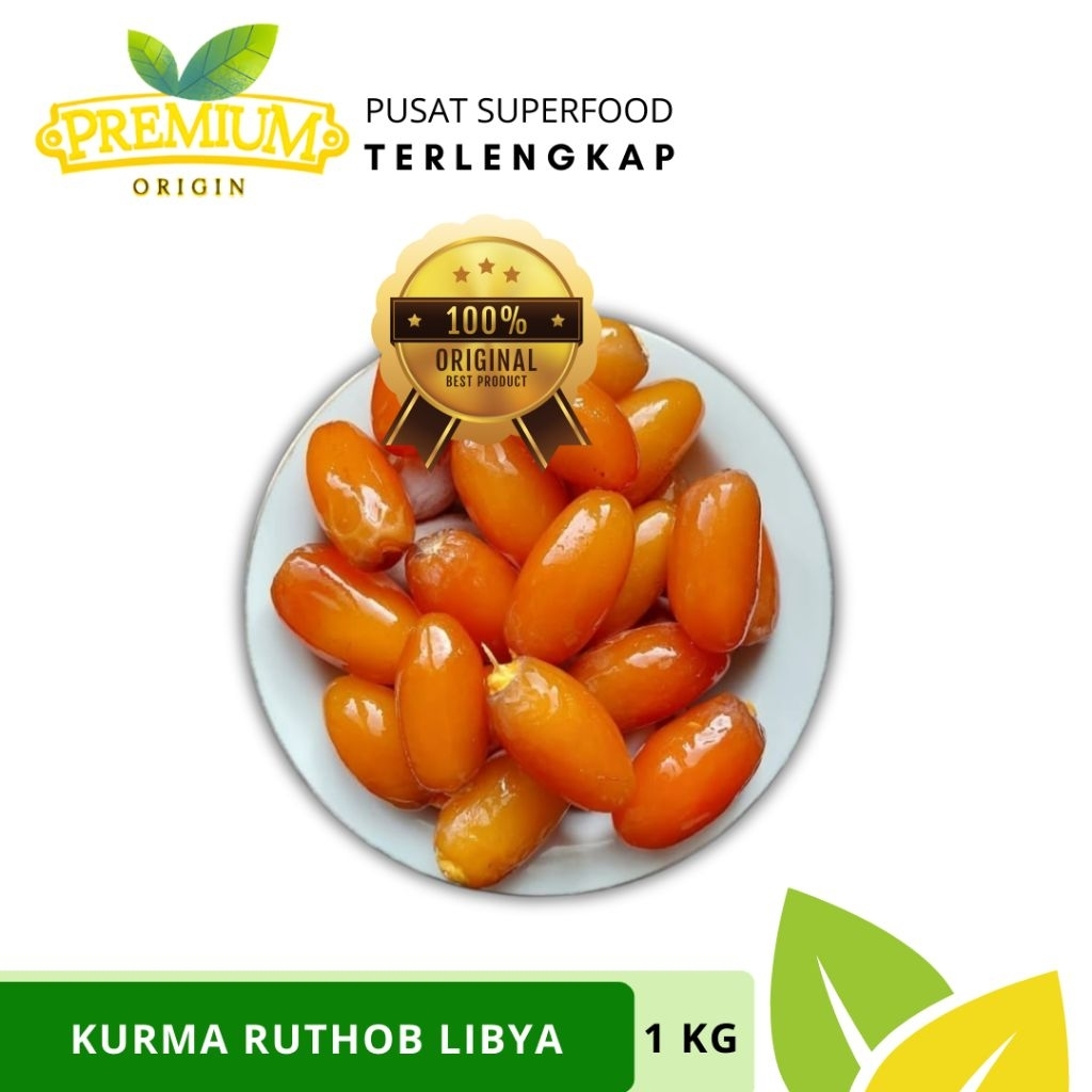 Kurma Ruthob Libya 1 KG | Kurma Ruthob | Kurma Basah dan FRESH