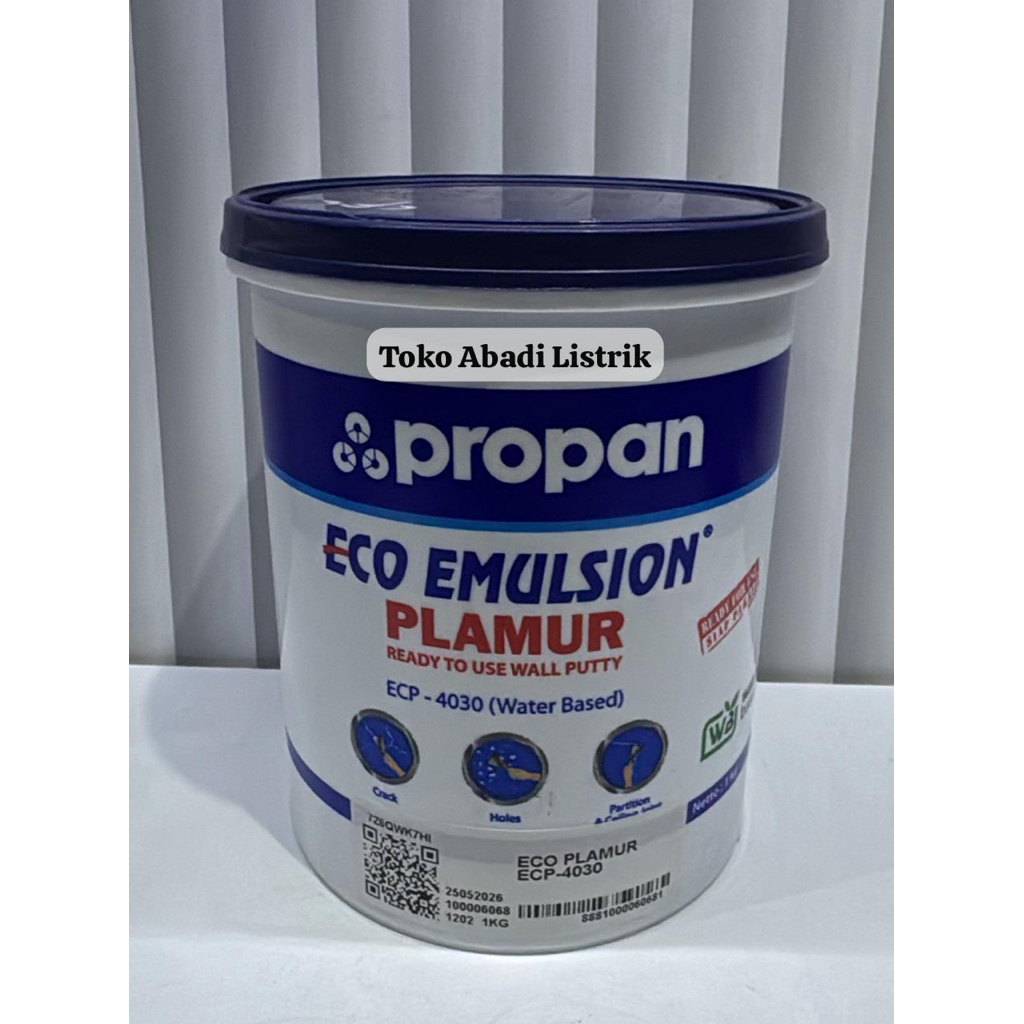PROPAN cat dasar tembok propan eco emulsion plamur ECP-4030 1 kg