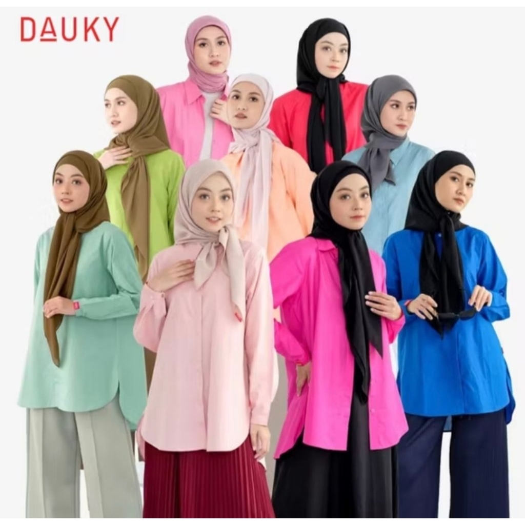 M tunik basic katun paris dauky
