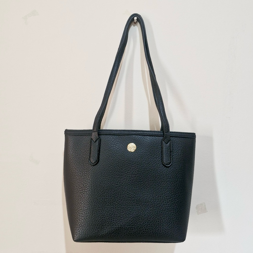 Tas Wanita Les Catino Tesla Totebag Black - Design Simple dan Tahan Lama