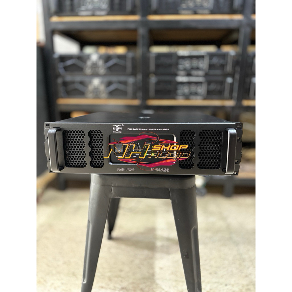 Power RDW FA5PRO 2 chanel Class H 1200x2 Power Amplifier RDW Fa5pro / FA 5 pro / FA 5 PRO / power Bi