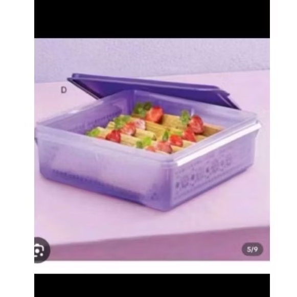 snack store ungu tua tupperware(1pcs)
