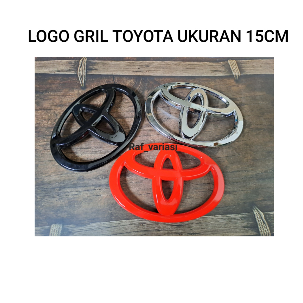 Emblem Logo gril Toyota avanza calya 2016 - 2024 / Logo depan Toyota avanza 2016 up / gril depan ava