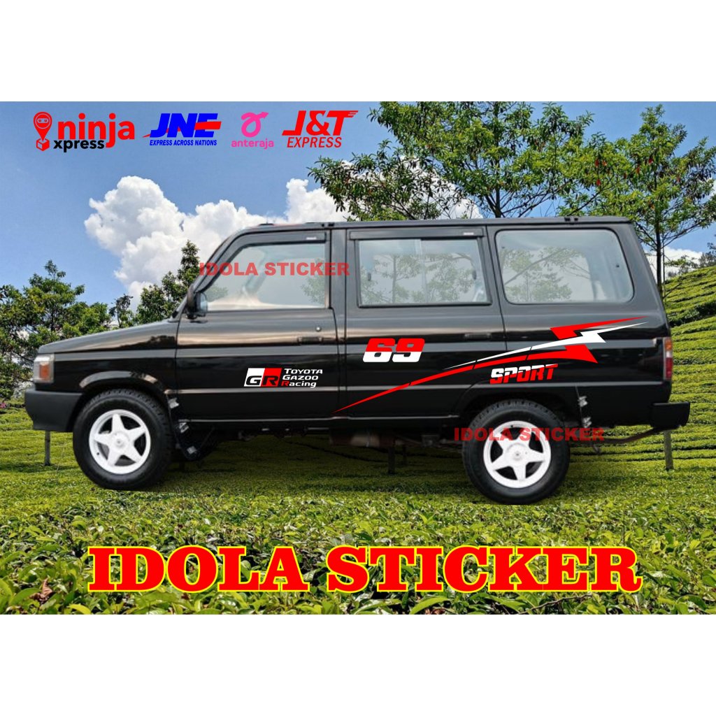 Stiker Mobil Kijang Super Stiker Body Kijang Super Stiker Kijang SUPER