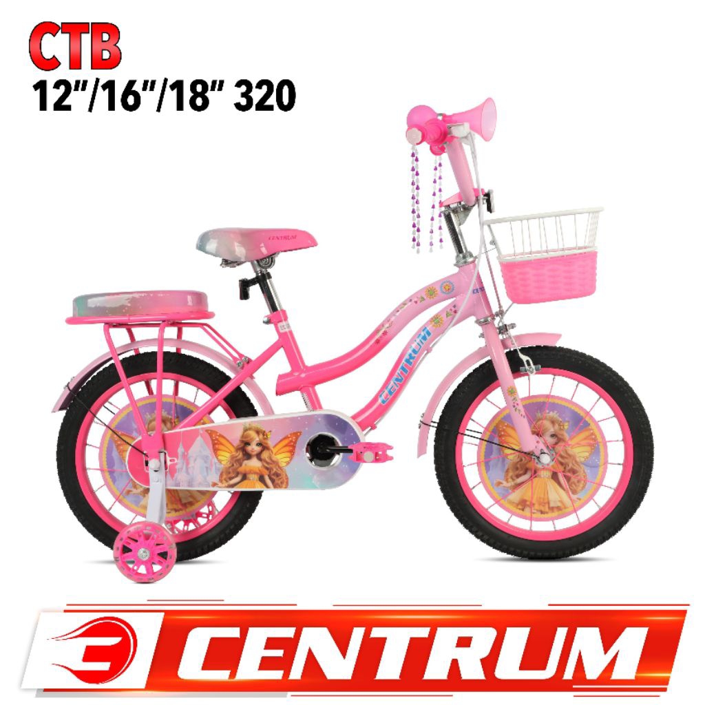 sepeda mini  rubick 12-16-18 inch  perempuan rubick