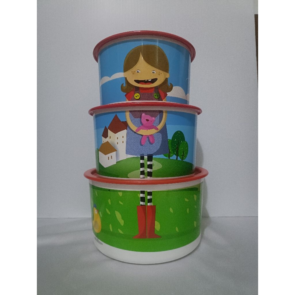 Tupperware Happy Canister (3pcs)