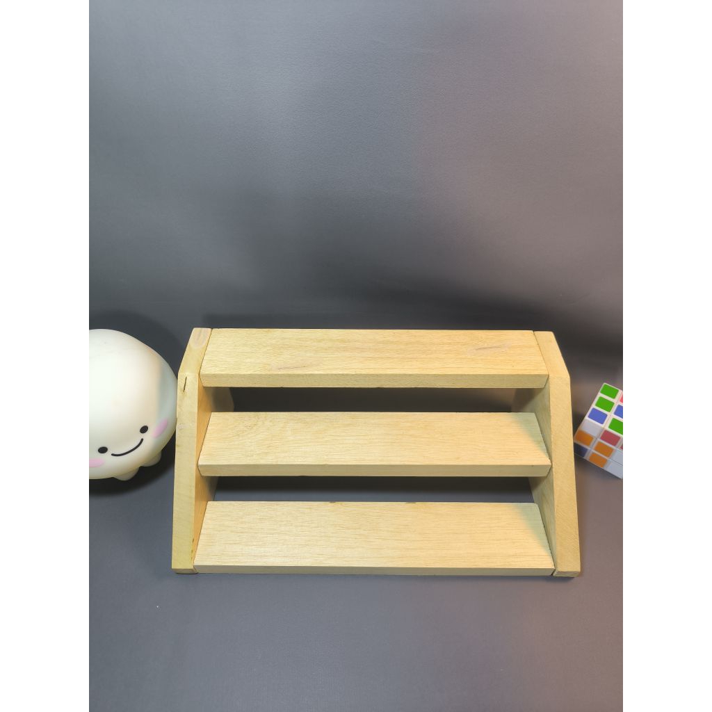 Rak Kayu Serbaguna Rak Parfum Rak Bumbu Rak Display