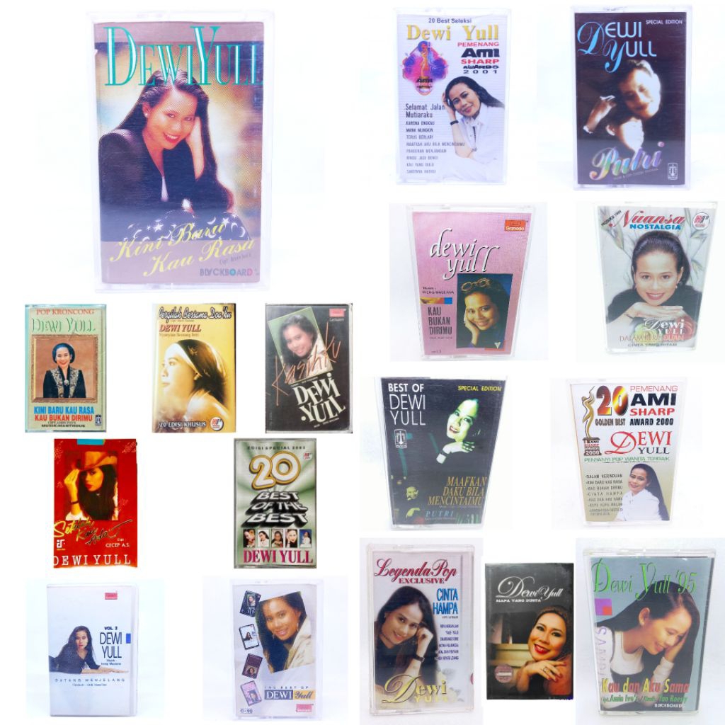 Kaset pita DEWI YULL - kini baru kau rasa - kau bukan dirimu - kau dan aku sama - nuansa nostalgia 1