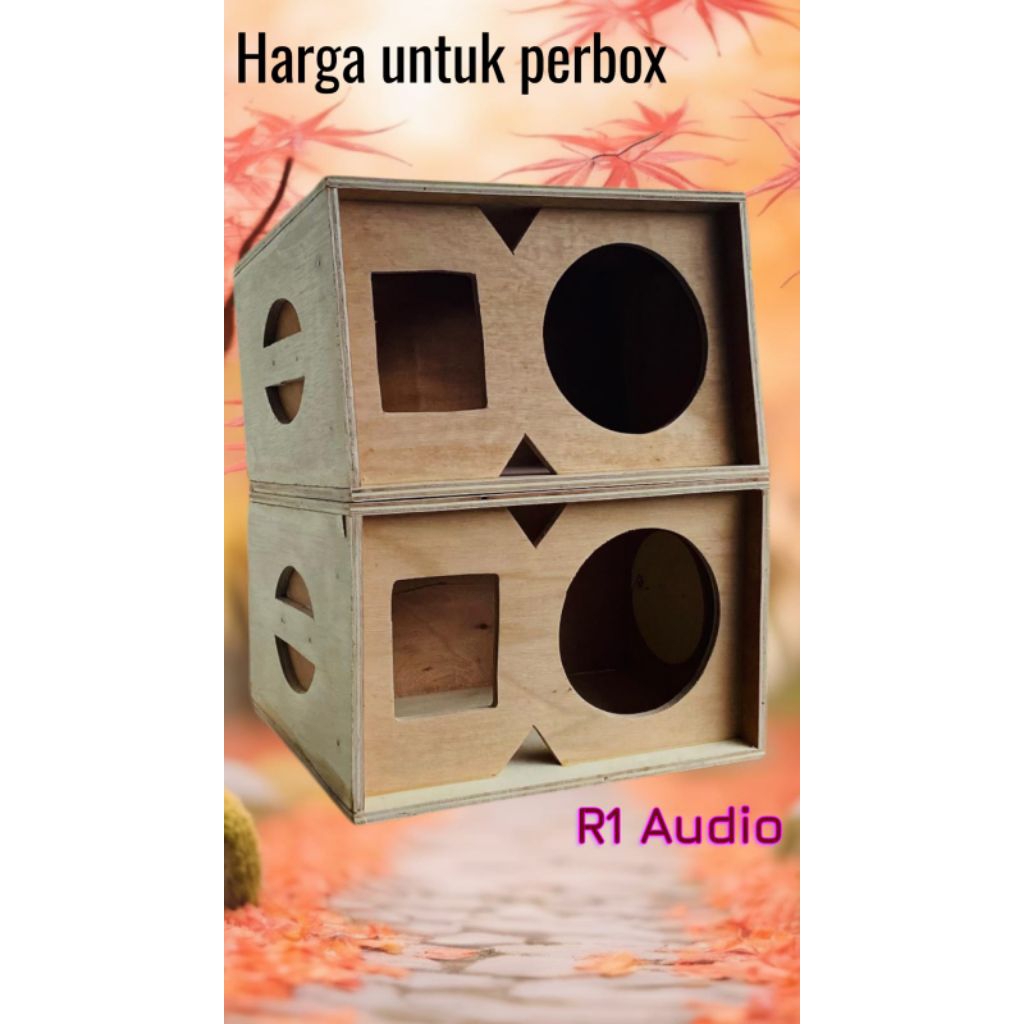 BOX speaker line array 5 in singgel tuwiter.plus lubang tuwiter audax ax65