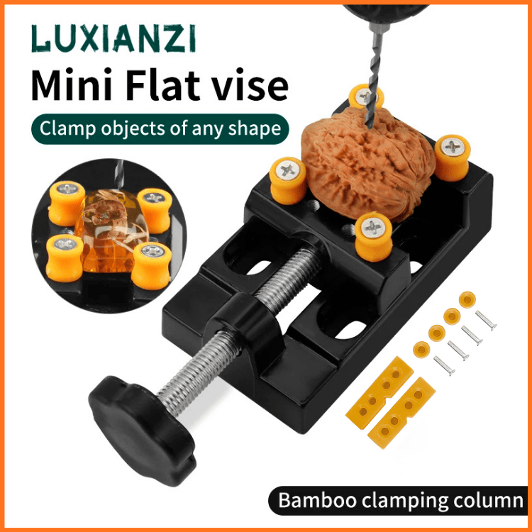 JAYA Clamp klem Penjepit kayu ukiran bor Duduk Catok Clamp Press DIY PCB Tools Ragum Carving bench