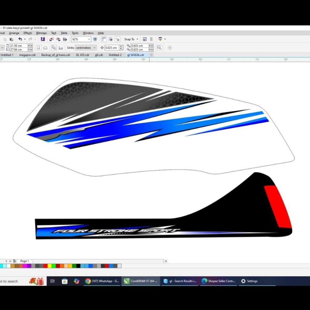 STRIPING GL PRO GL MAX CUSTOM - STRIPING GL CUSTOM VARIASI