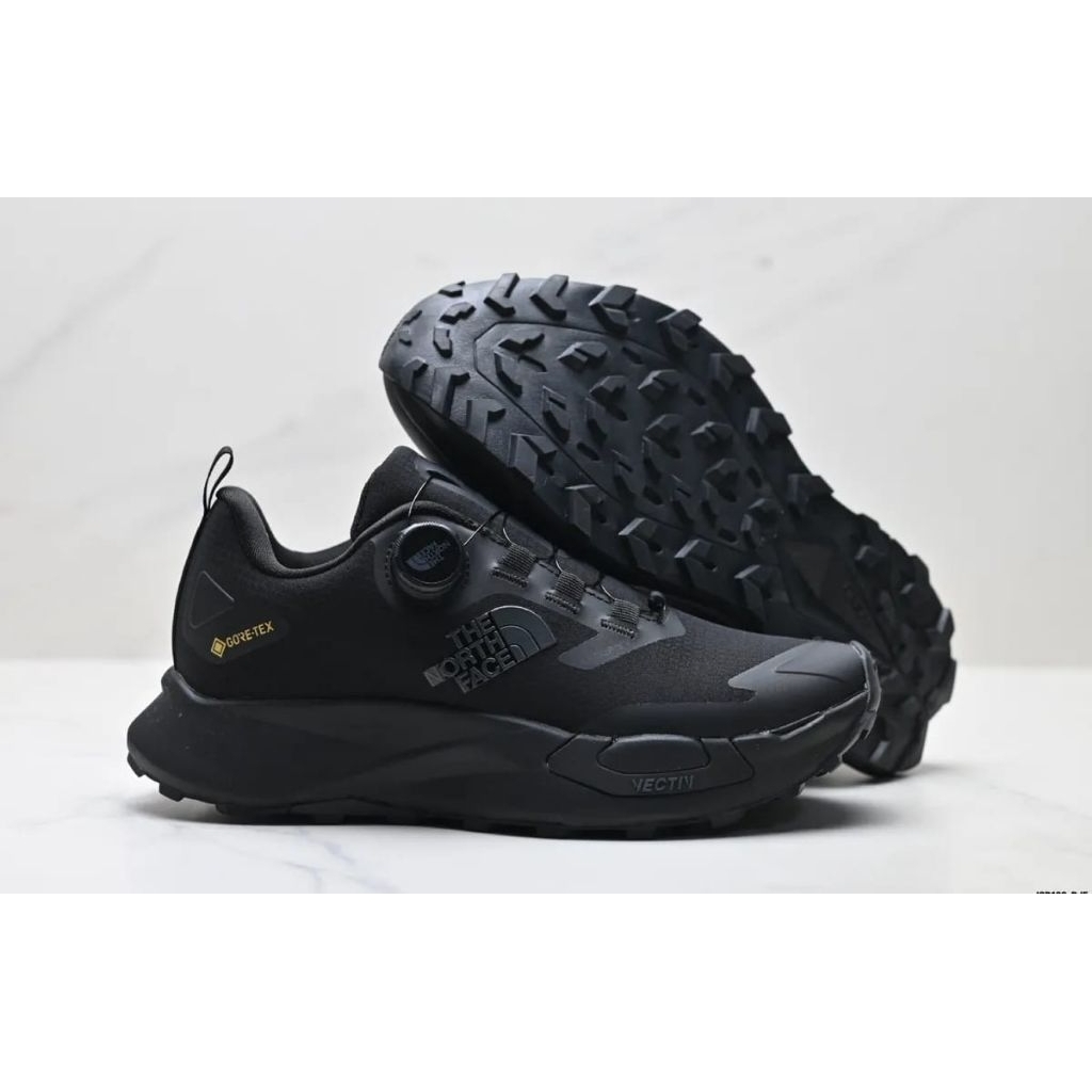 Sepatu Trail Running TNF Vectiv Enduris 4 Gore-Tex Black/Black