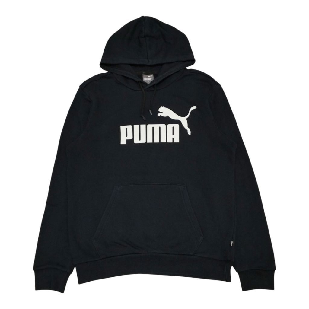 Hoodie PUMA Logo Hitam / Black Second Original