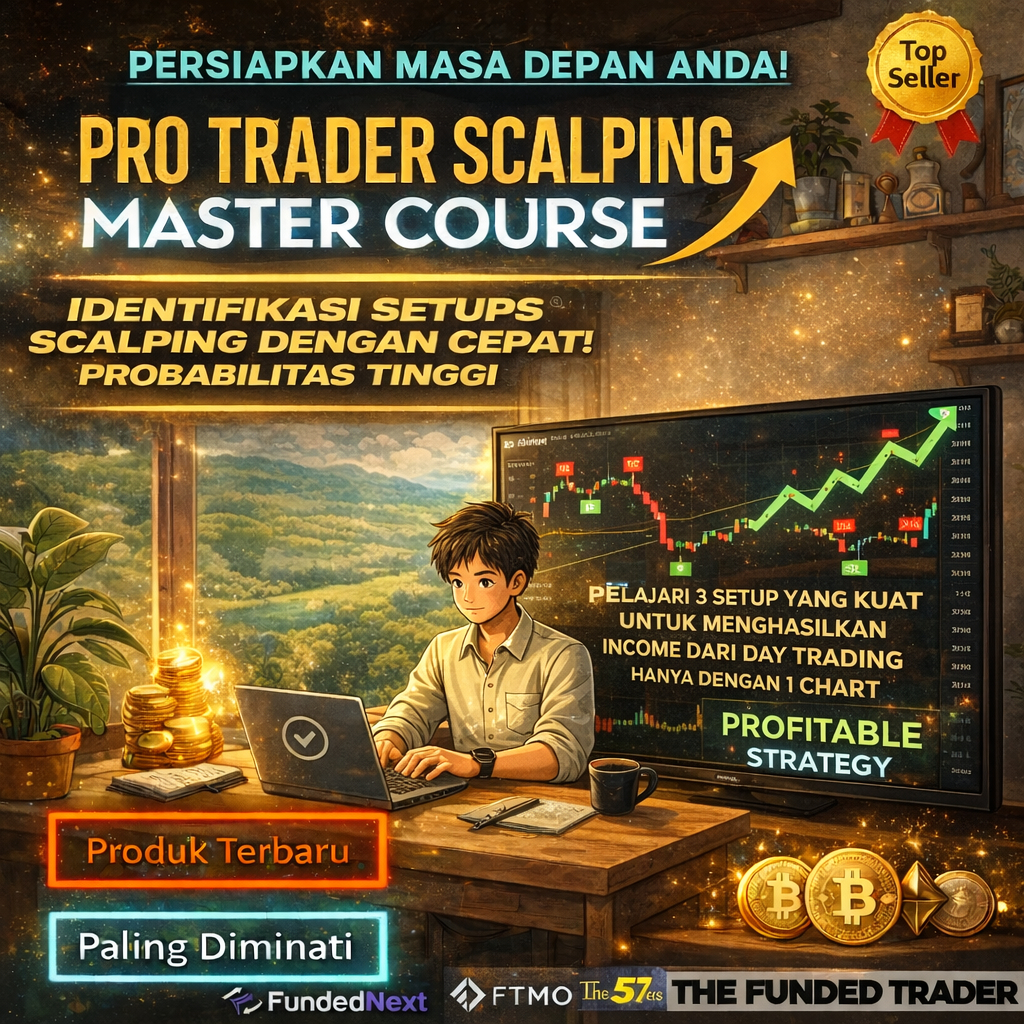 PRO TRADER SCALPING MASTER COURSE - IDENTIFIKASI SETUPS SCALPING DENGAN CEPAT PROBABILITAS TINGGI