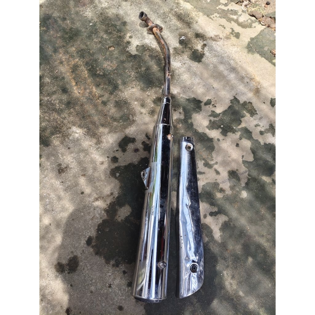 KENALPOT HONDA KIRANA ORIGINAL BEKAS COPOTAN MOTOR