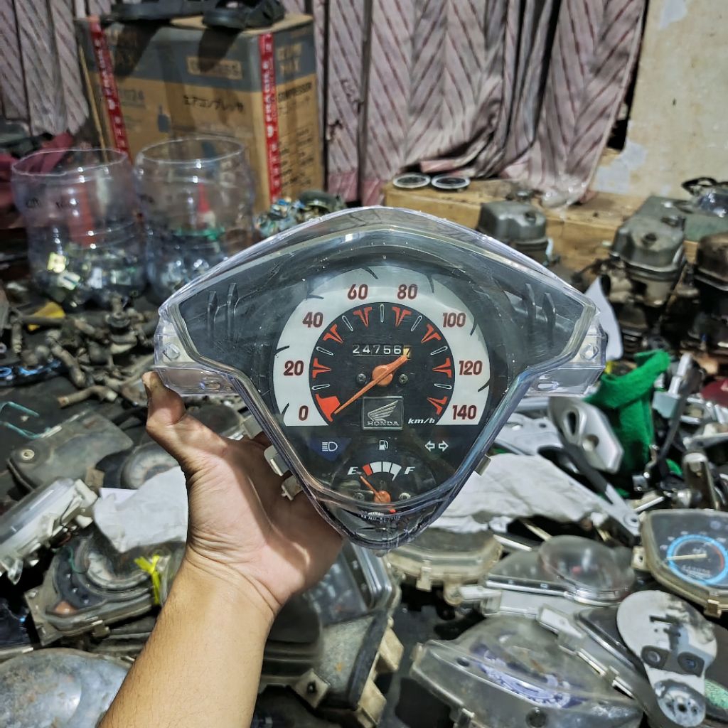 SPEEDOMETER SPIDO HONDA BEAT KARBU ORIGINAL