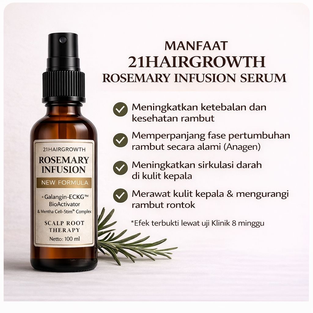 21 HAIR GROWTH - HAIR TONIC ROSEMARY - ANTI RONTOK