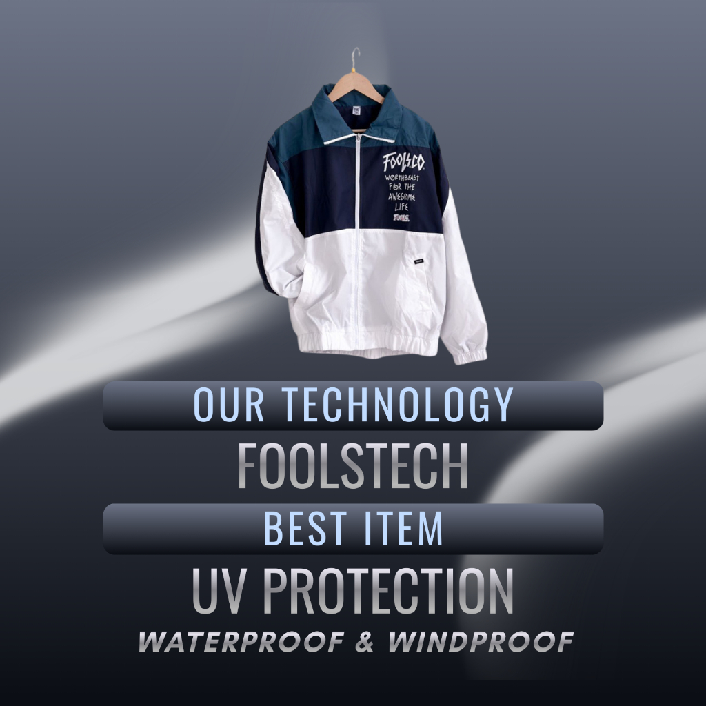 Fools Parasut Trendy 3D | jaket parasut