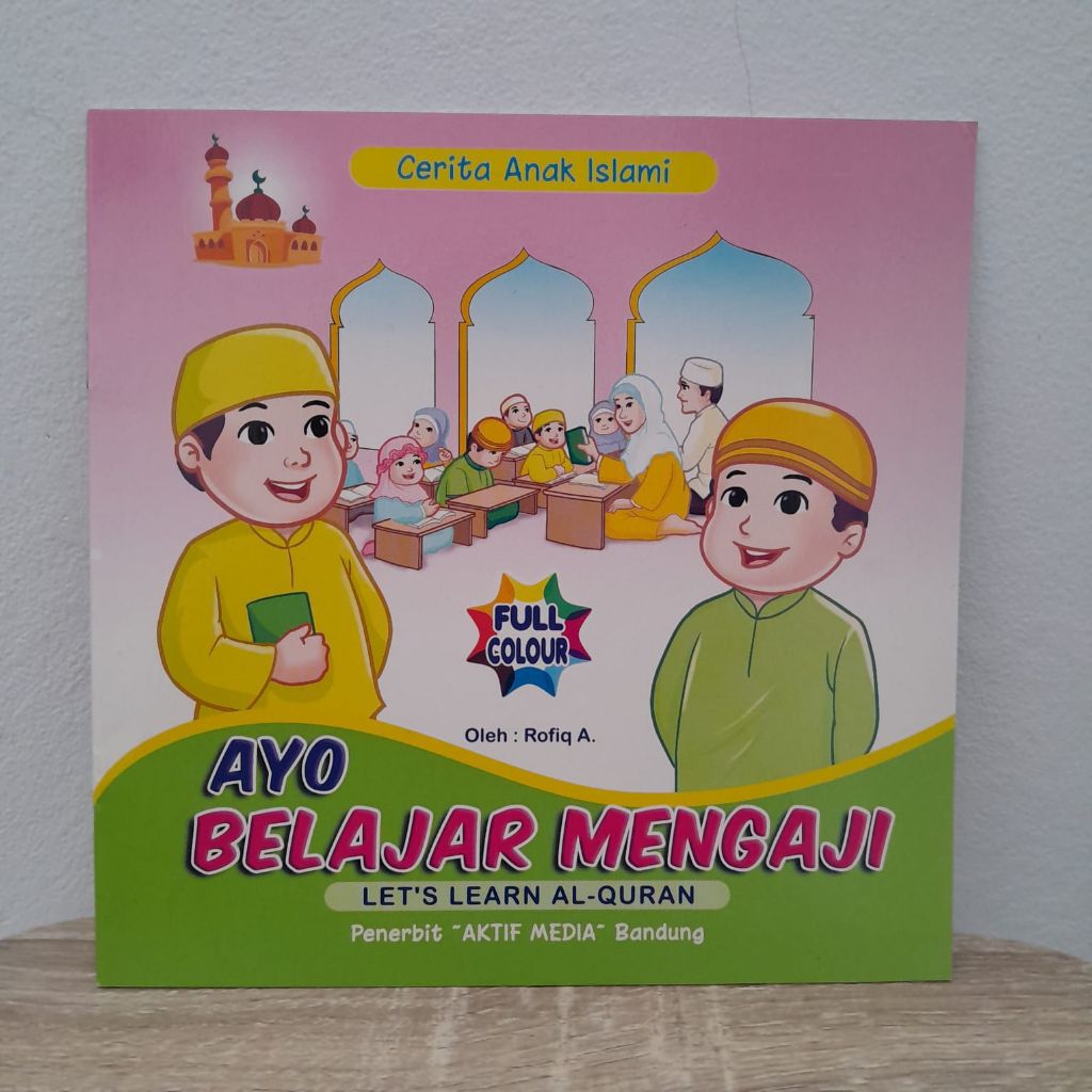 buku cerita anak ayo belajar mengaji full colour