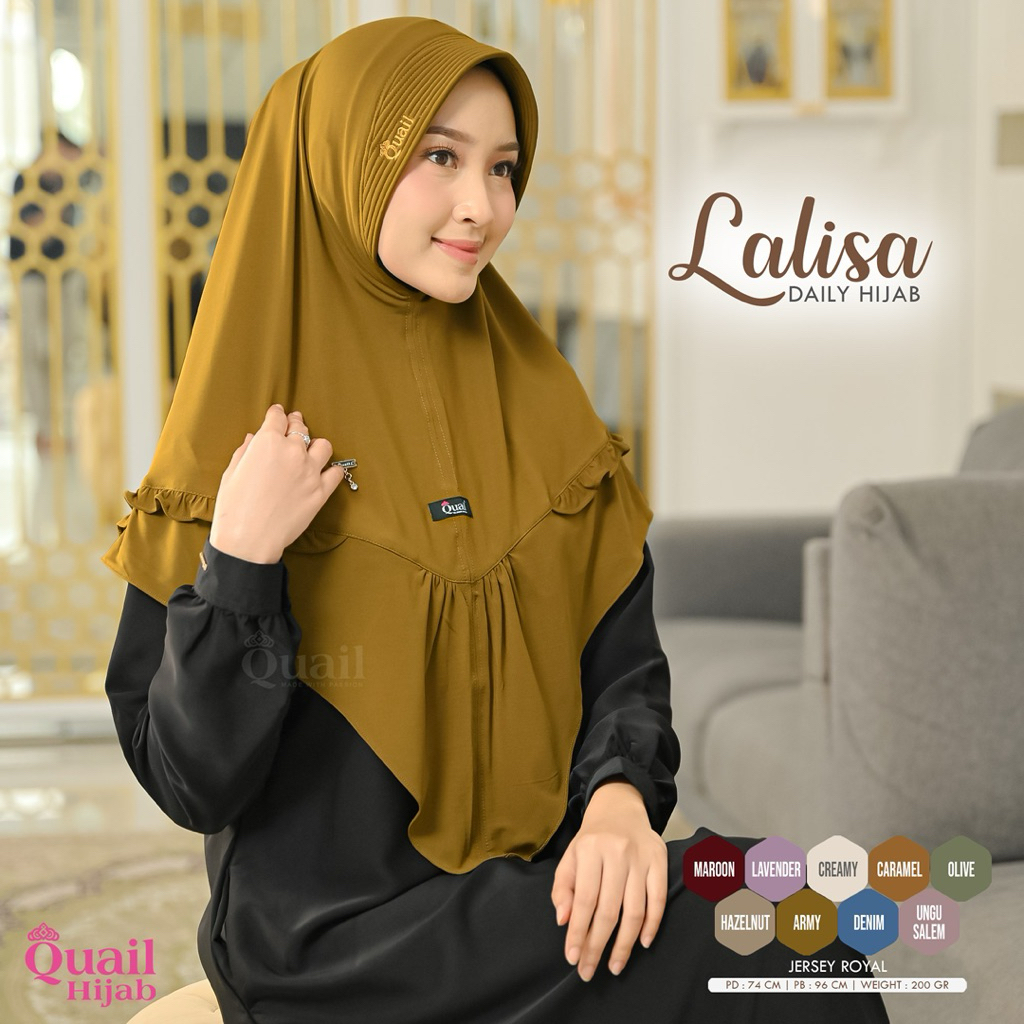 Quail Hijab - LALISA CASUAL DAILY HIJAB ORI QUAIL