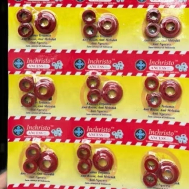 Karet Seal Regulator Tabung Gas Elpiji Karet Sil Silicone Inchristo