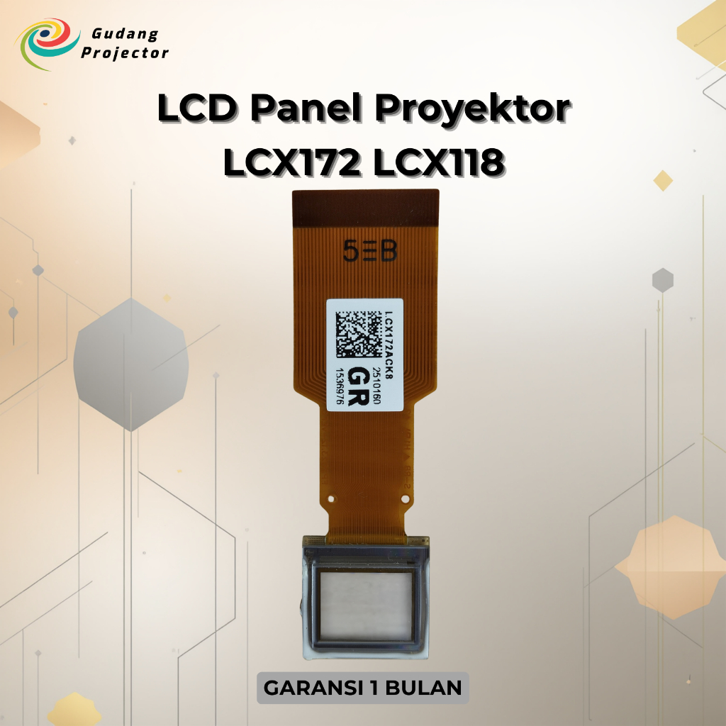 LCD Panel Proyektor LCX172 LCX118