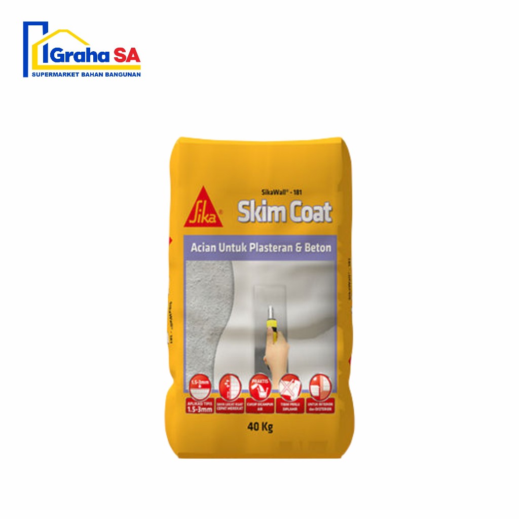 SIKA WALL 181 SKIM COAT 40 KG