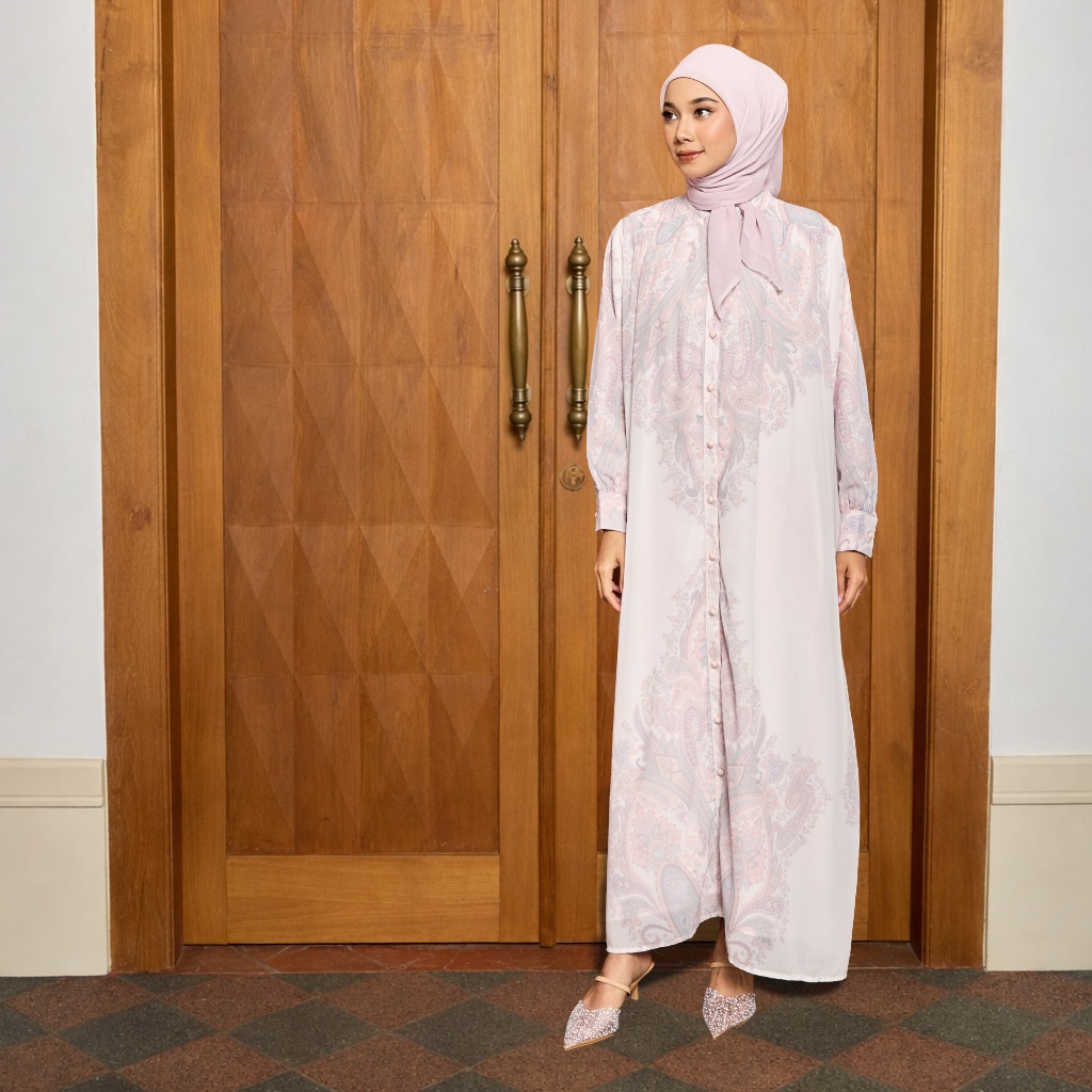 MFMW Vivene Dress Gamis Pink